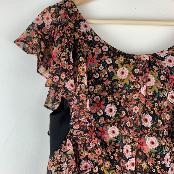 NWT BCBGeneration Great Outdoors Ruffle Dress - Picture 5 of 8